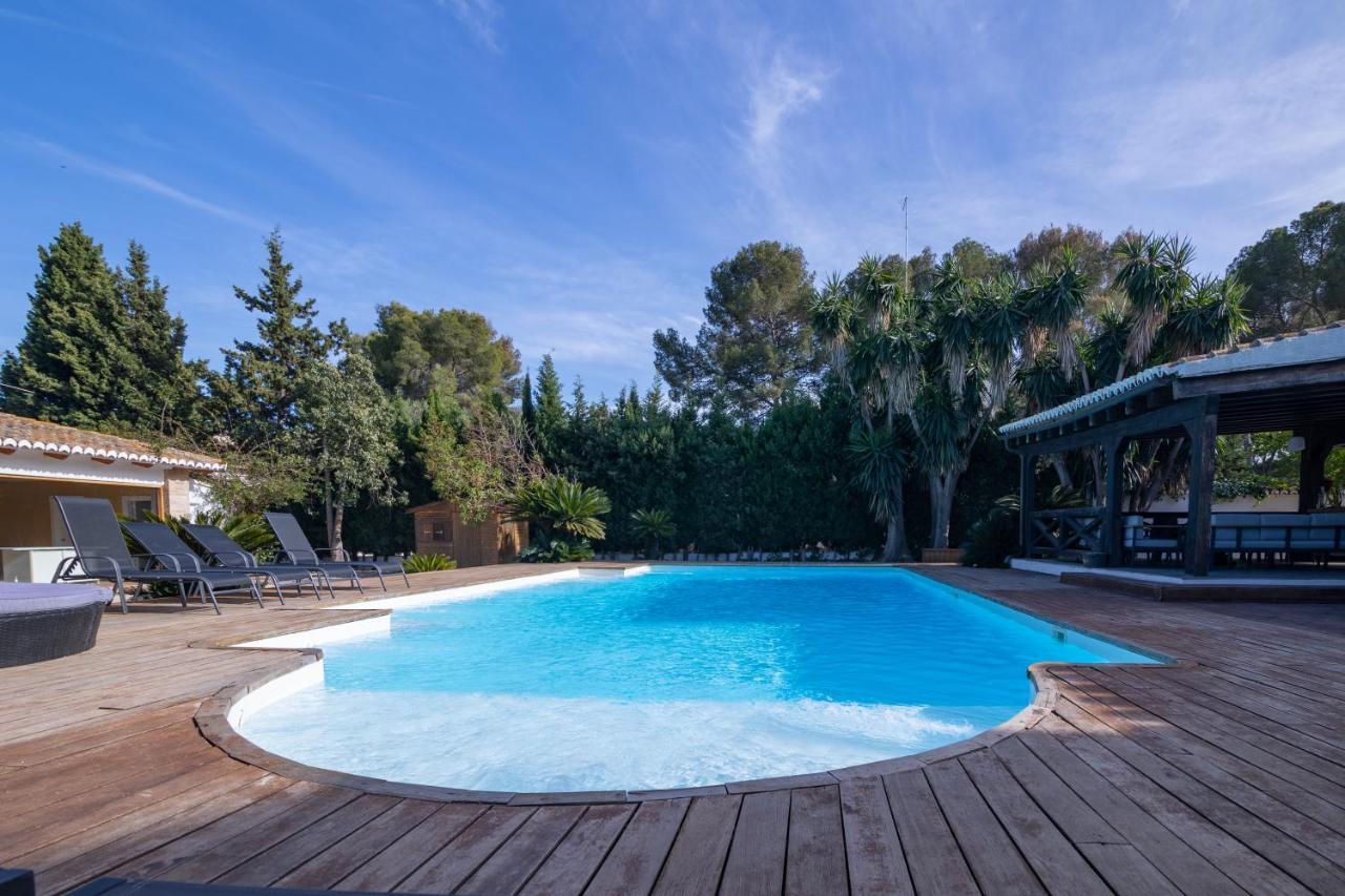 Villa Huerta 2, Paterna, Jacuzzi, Sauna Kültér fotó