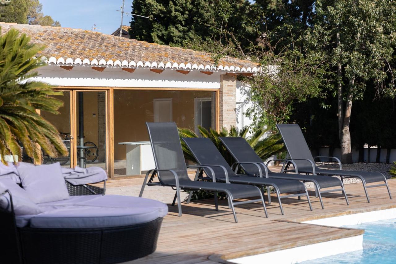 Villa Huerta 2, Paterna, Jacuzzi, Sauna Kültér fotó